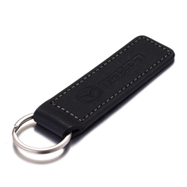 Promotional Genuine Leather Keychain with Logo