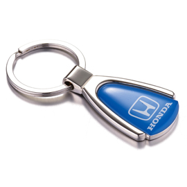 Metal Keychain With Customized Epoxy Logo