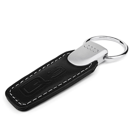 Leather Keychain with Engraved Logo