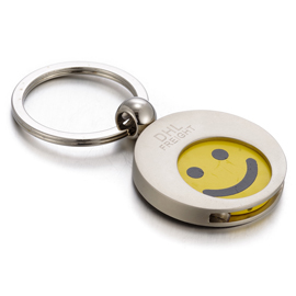 Trolley Coin Keychain